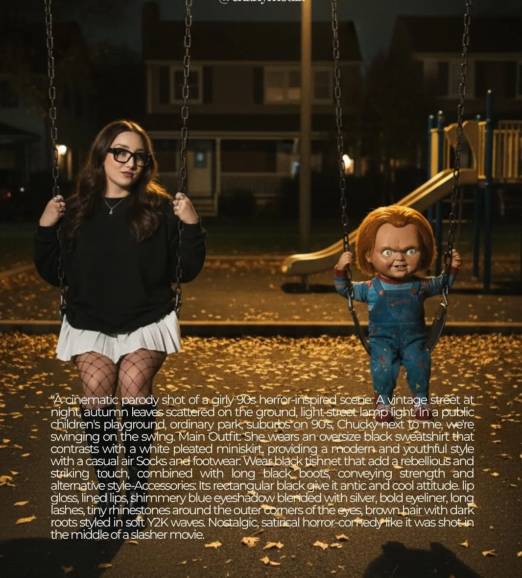 Пародия на ужастик из 90-х
