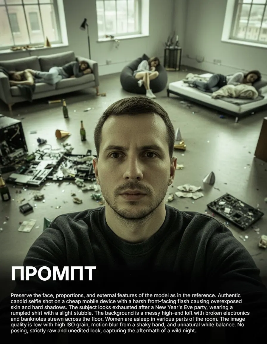 Утро после безумной вечеринки