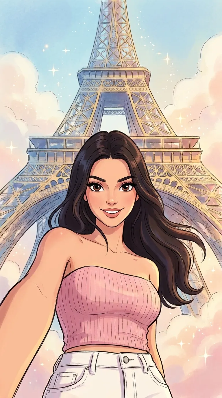 Промт для создания вас в мультяшном стиле classic Disney 2D